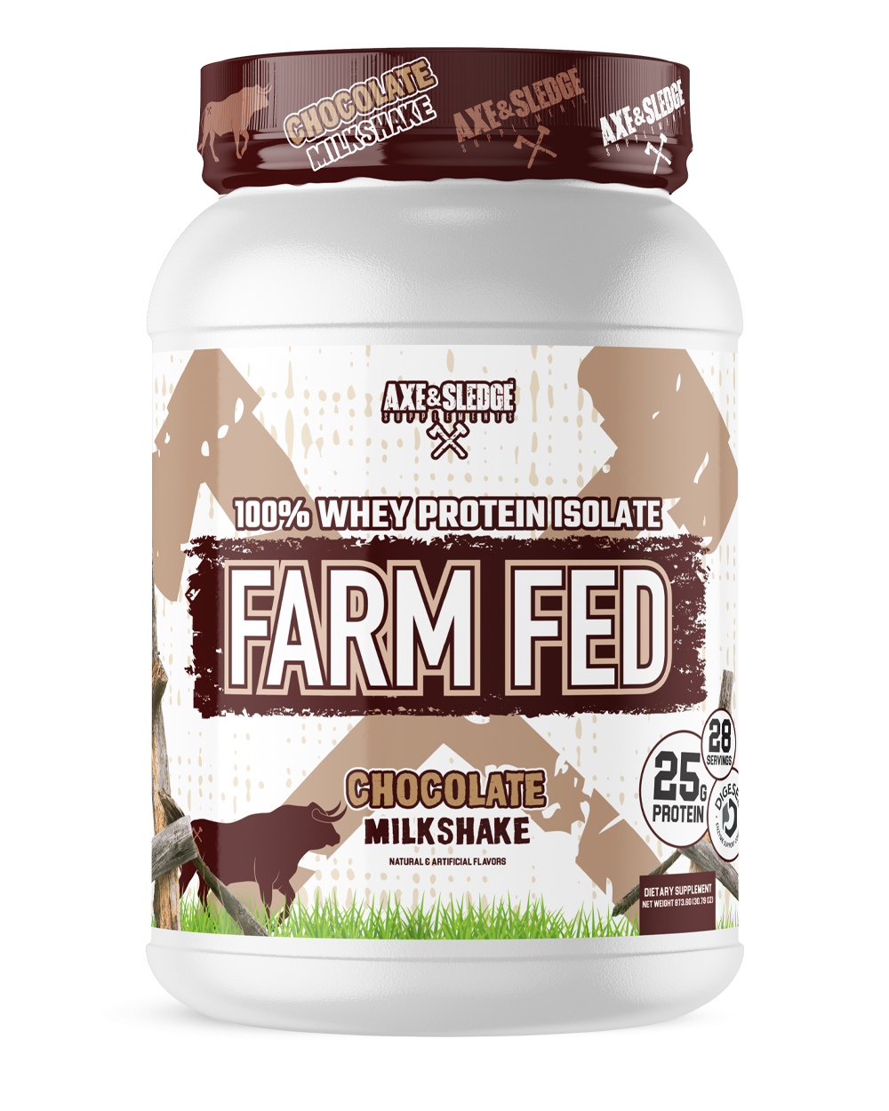 AXE & SLEDGE FARM FED - GRASS-FED WHEY PROTEIN ISOLATE