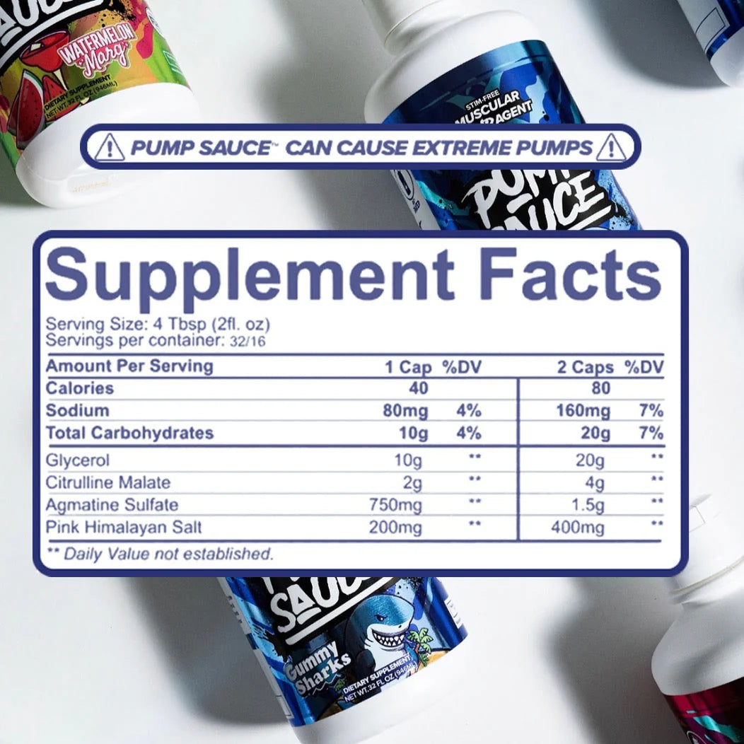 Pump Sauce Stim-Free Liquid