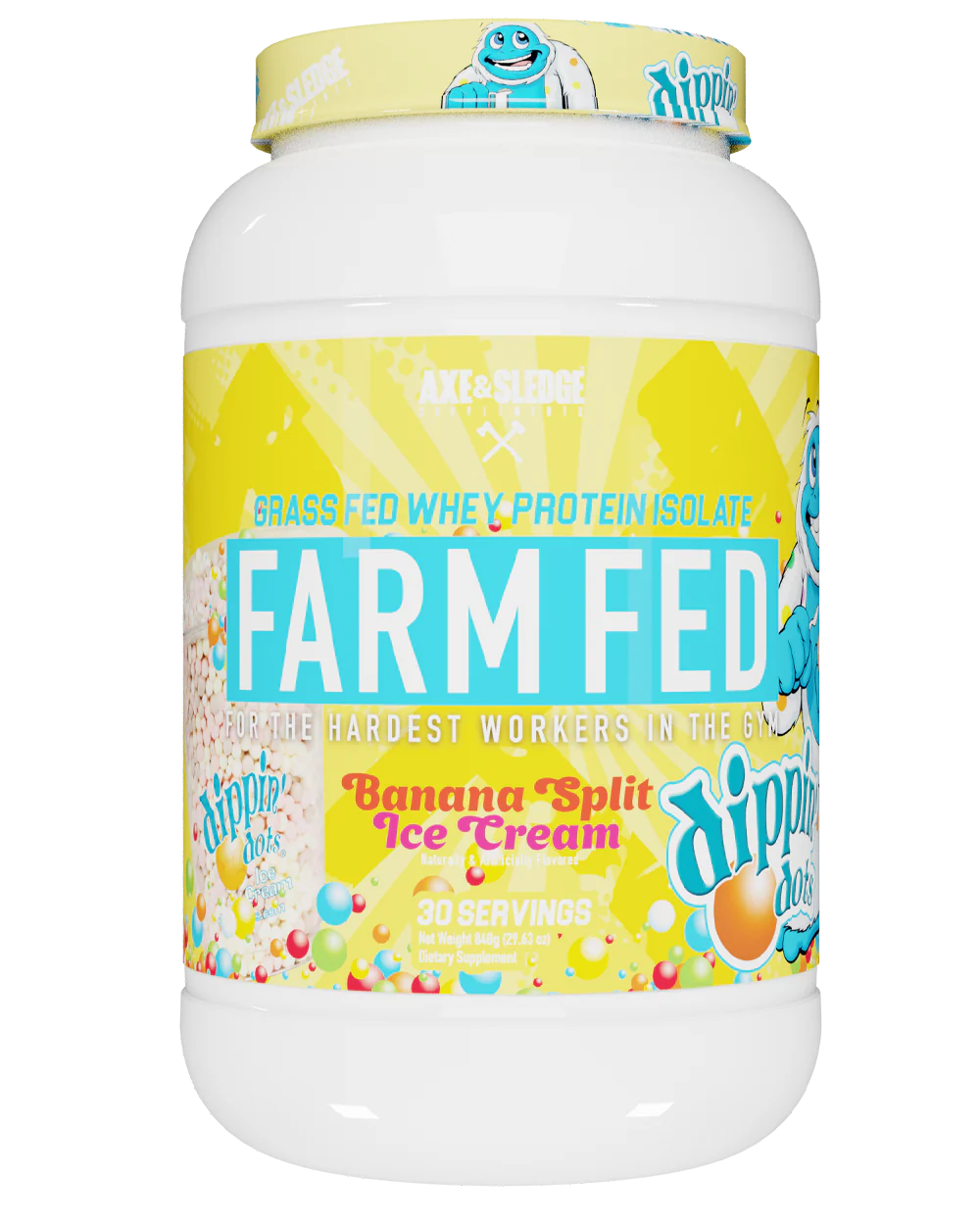 AXE & SLEDGE FARM FED - GRASS-FED WHEY PROTEIN ISOLATE