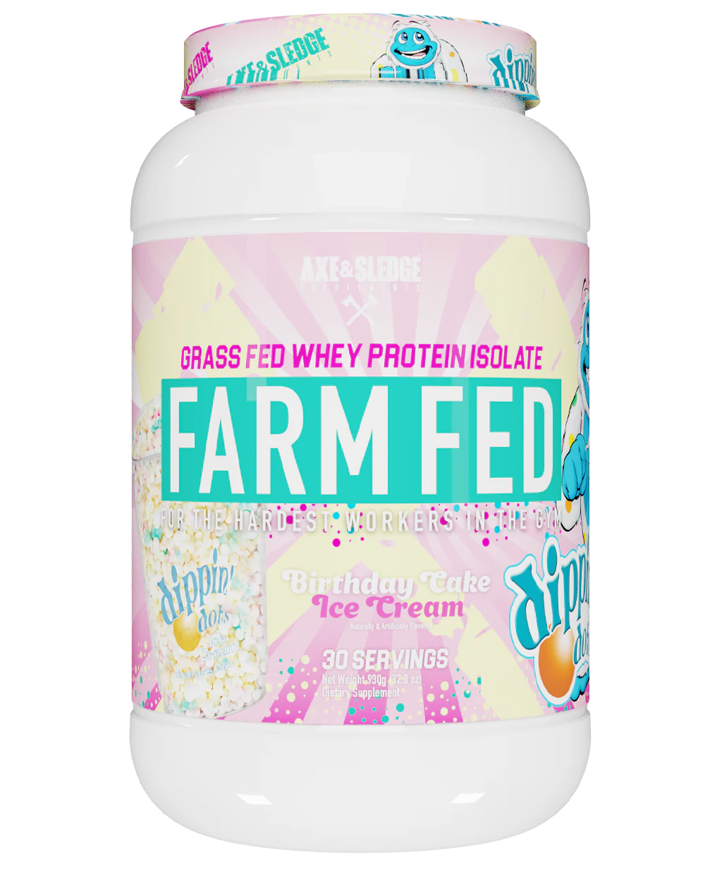 AXE & SLEDGE FARM FED - GRASS-FED WHEY PROTEIN ISOLATE