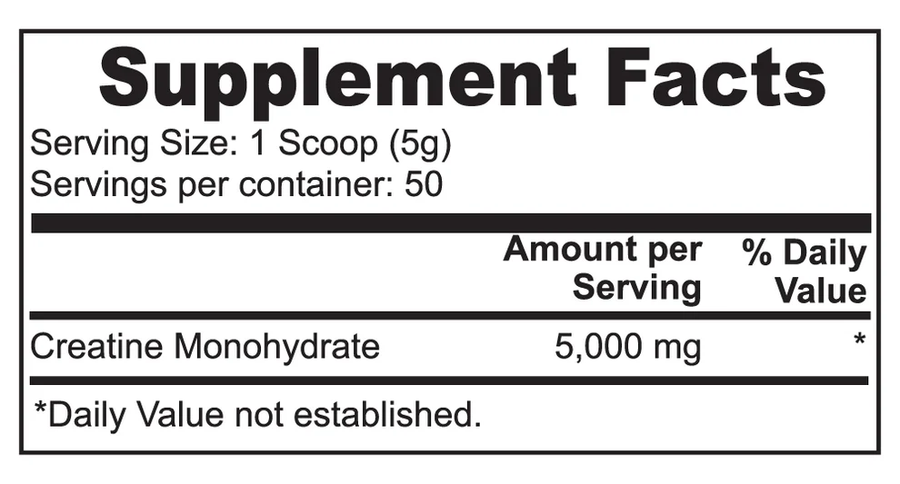 M Project CREAPURE Creatine Monohydrate 5g 50 Servings