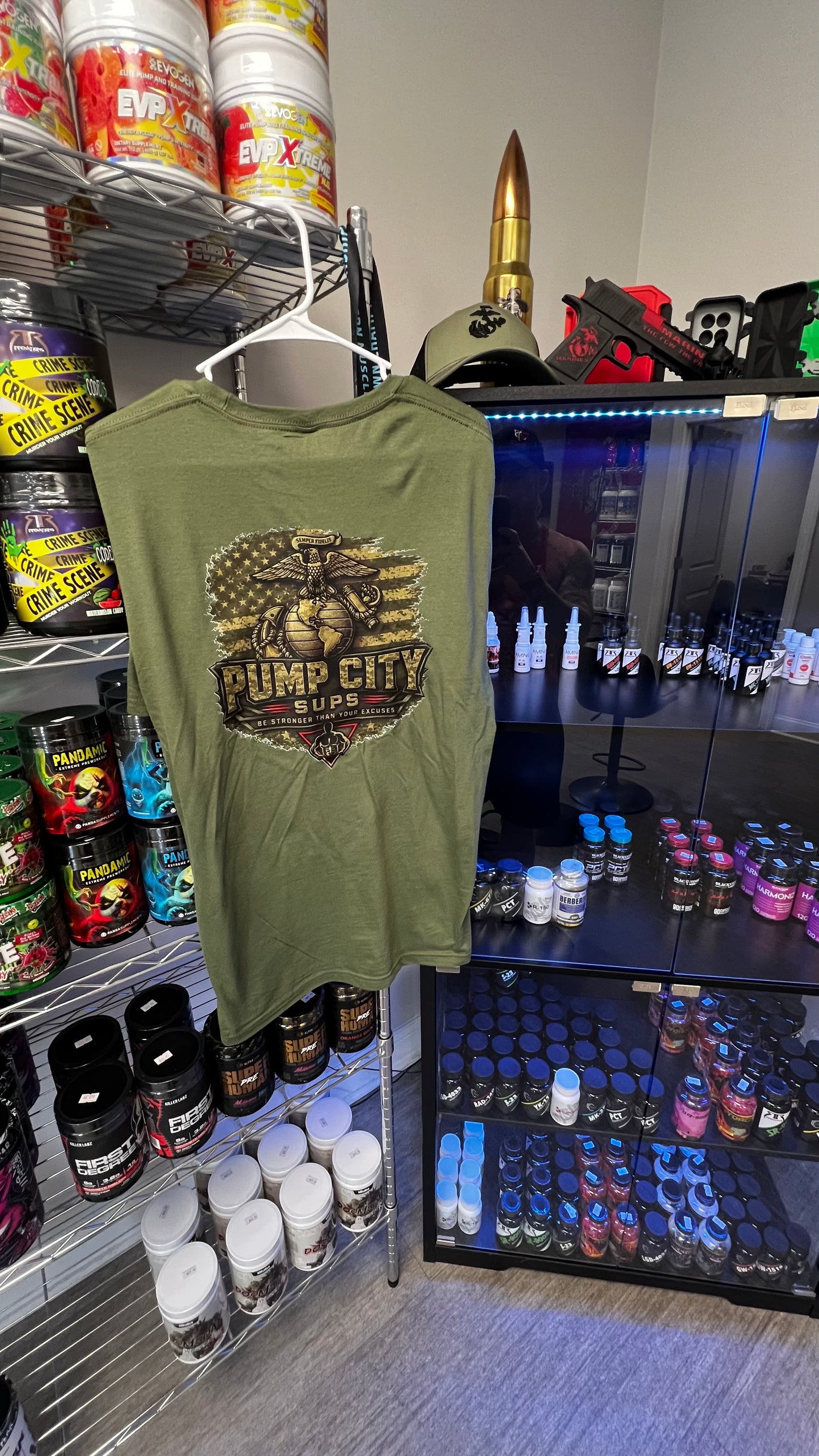 Pump City Sups USMC T-Shirt