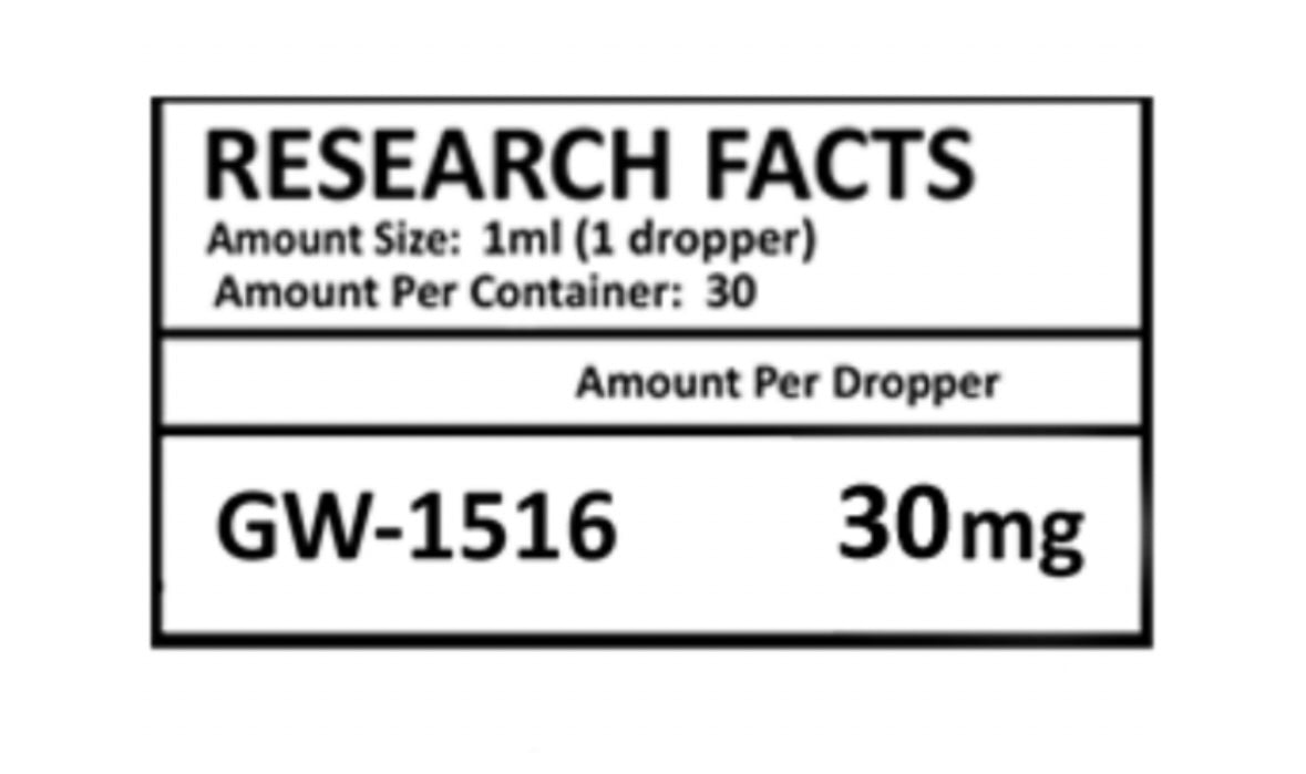GW-501516 30mg Liquid