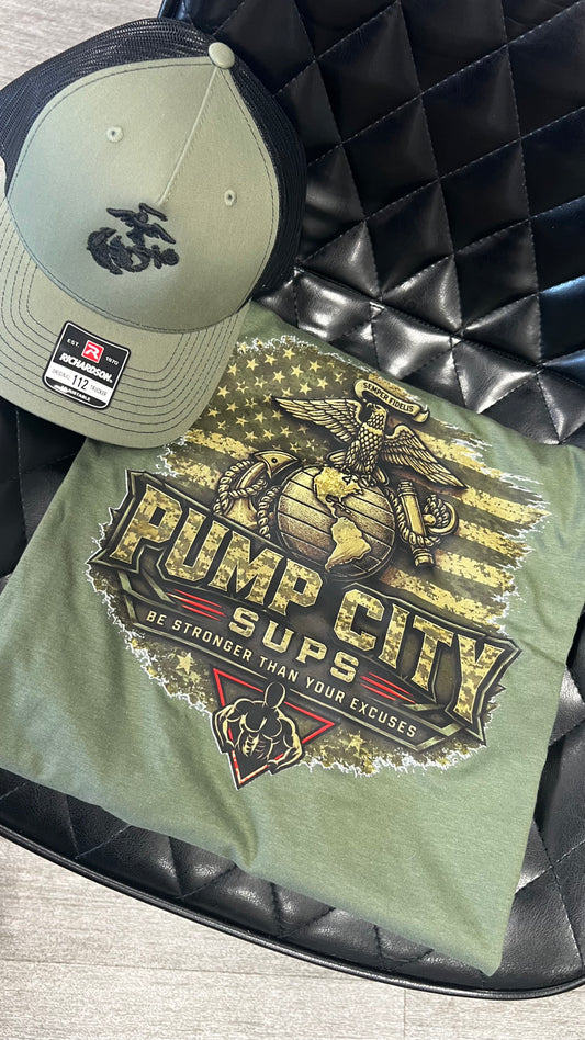 Pump City Sups USMC T-Shirt
